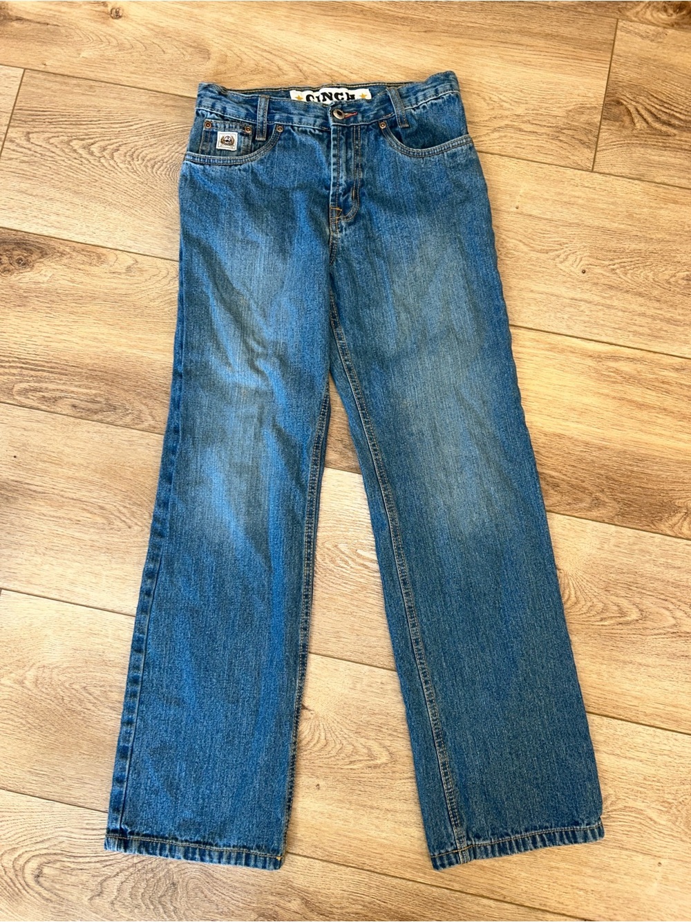 Cinch Denim Straight Jeans in Medium Blue 14r